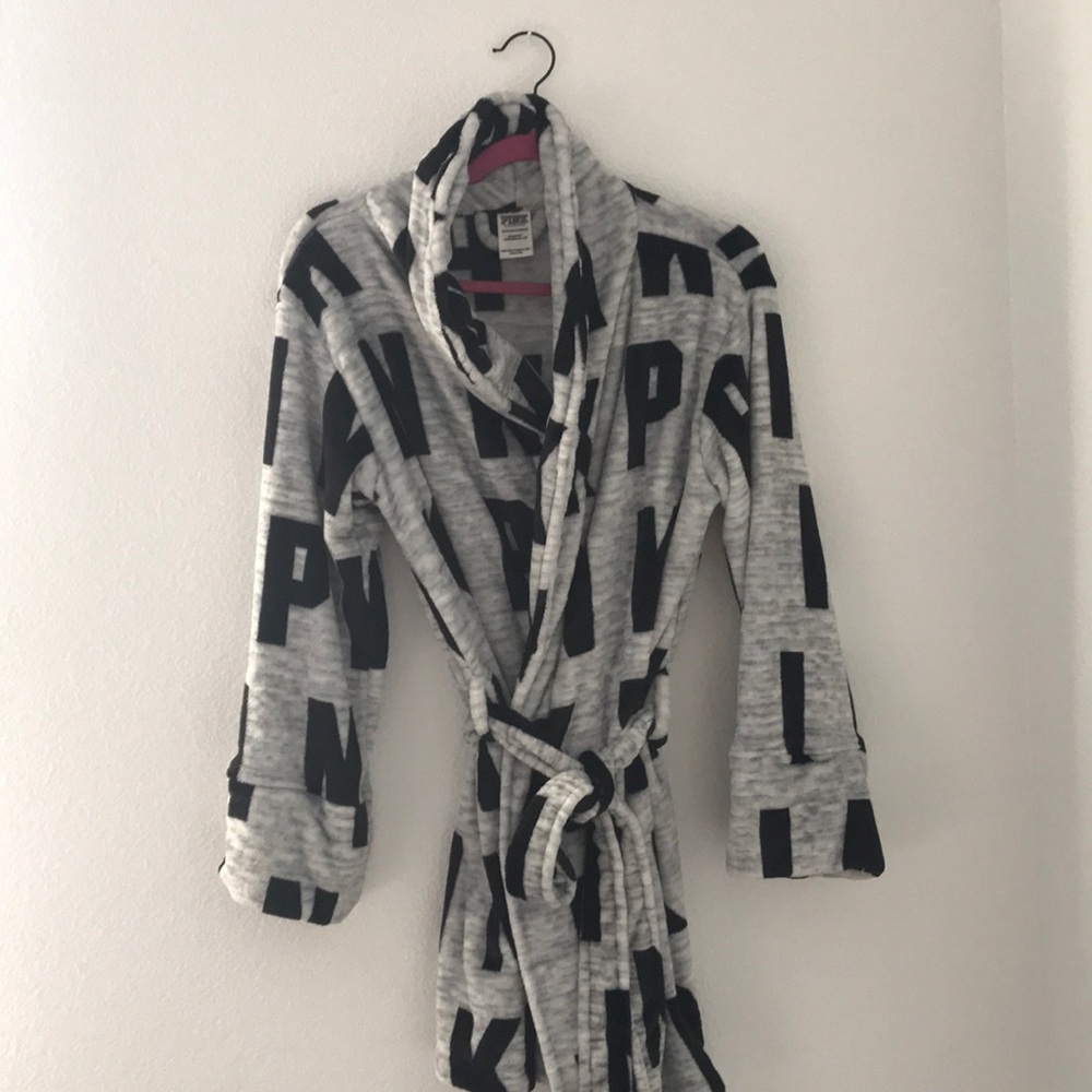 Plush bathrobe